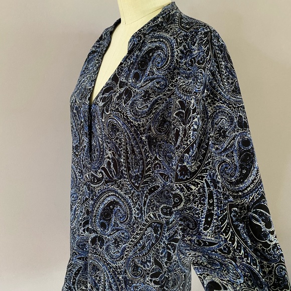 Velvet paisley blouse - Picture 2 of 5